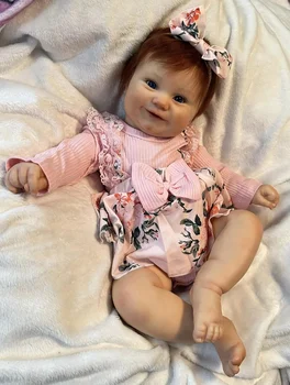 50 Reborn Maddie Batoľa Dievča Bábiku 3D Tón Pleti Viacerých Vrstiev Maľby Viditeľné Žily Bebe Reborn pre Dievča