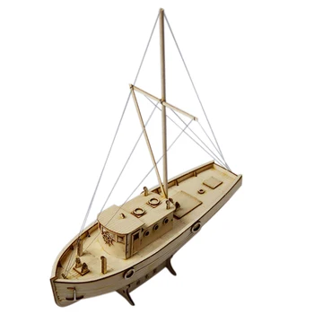 Loď Montáž Model Diy Sady Drevené Plachetnice 1:50 Rozsahu Dekorácie, Hračky Darček