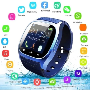 M26 Smart Hodinky Muži Ženy Bluetooth Hovor Sledovať Farebný Displej Fitness Náramok Nepremokavé Krokomer Smartwatch Pre Android IOs