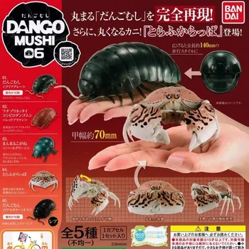 BANDAI Pôvodné Japonsko Gashapon Akcie Obrázok Roztomilý Simulácia Hmyzu Pillbug Krab Chrobák Kawaii Kapsule Hračky Anime Figúrka Darček