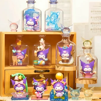 Skutočné Sanrio Kuromi Deň Rojko Série Slepé Okno Údaje Bábiky Zberateľskú Ozdoby, Hračky Anime Model Narodeniny Vianočný Darček