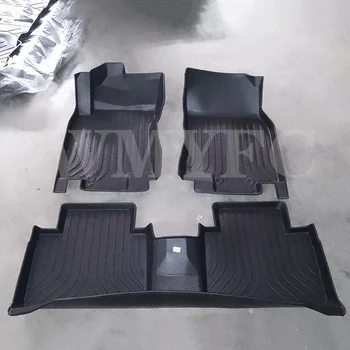 3D TPE LHD Poschodí Auto Mat Na Nissan X-trail na roky 2014-2020 T32 Rogue Poschodí Líniové Zásobník Nohy Podložku Koberec Mat Príslušenstvo 5 miest